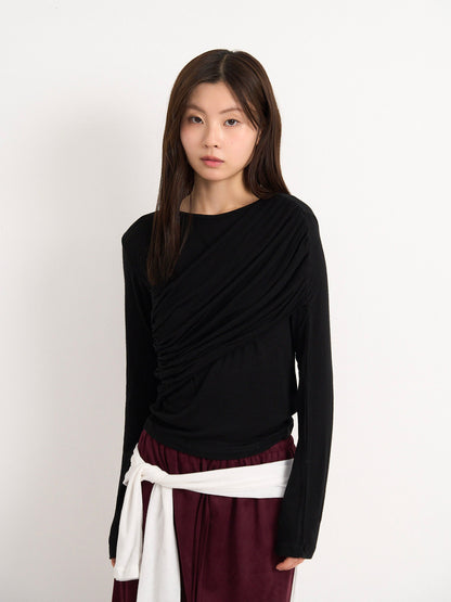 shirring design top
