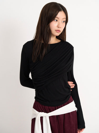 shirring design top