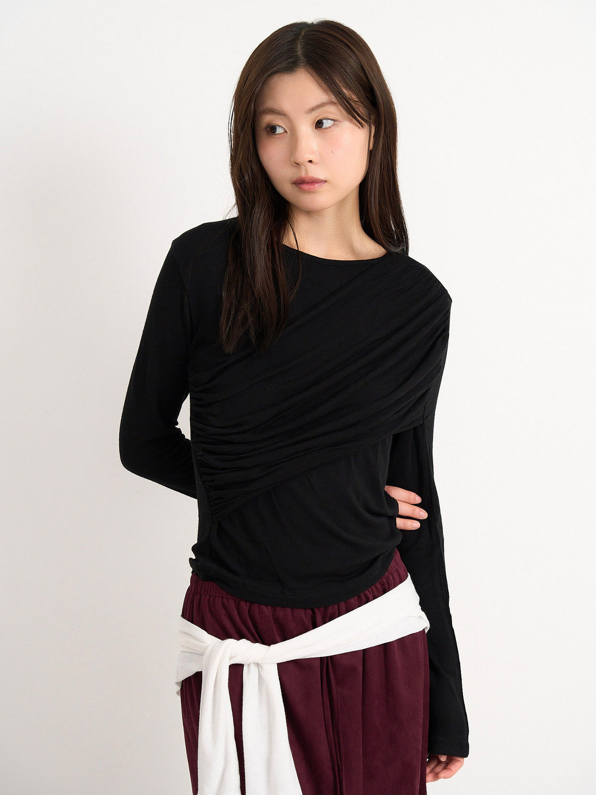 shirring design top