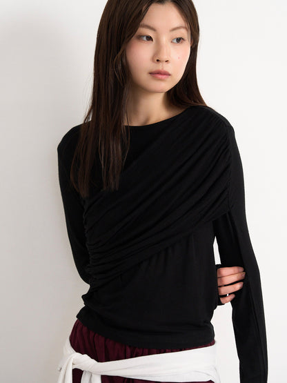 shirring design top