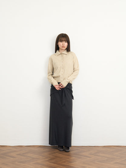2way neck cardigan