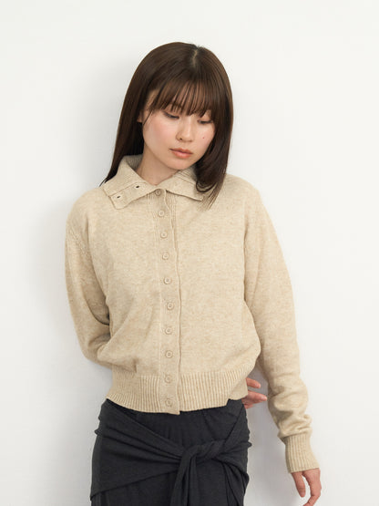 2way neck cardigan