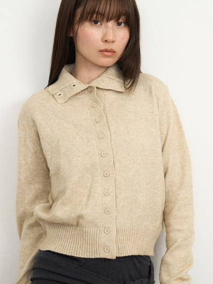 2way neck cardigan