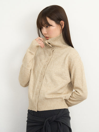 2way neck cardigan