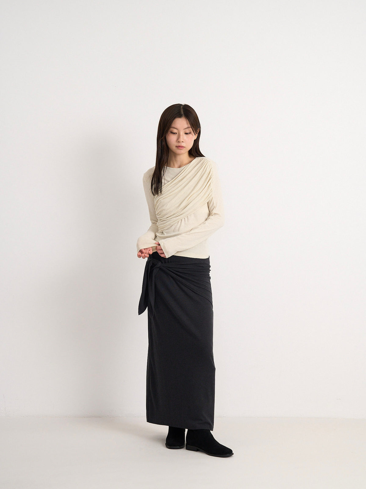 shirring design top