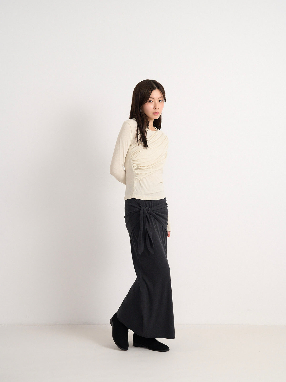 shirring design top
