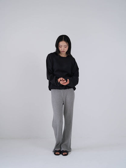 sheer sweat pullover