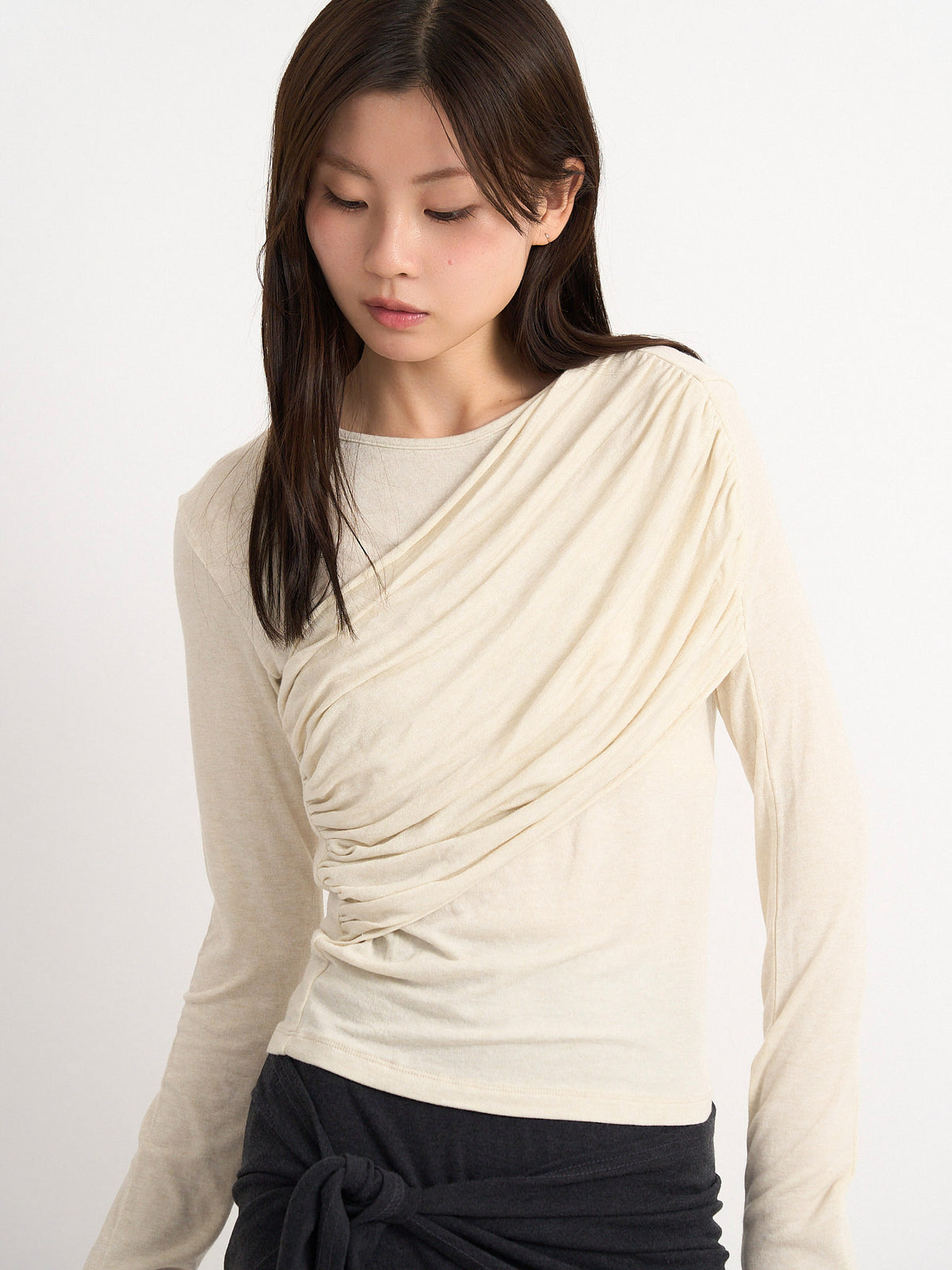 shirring design top
