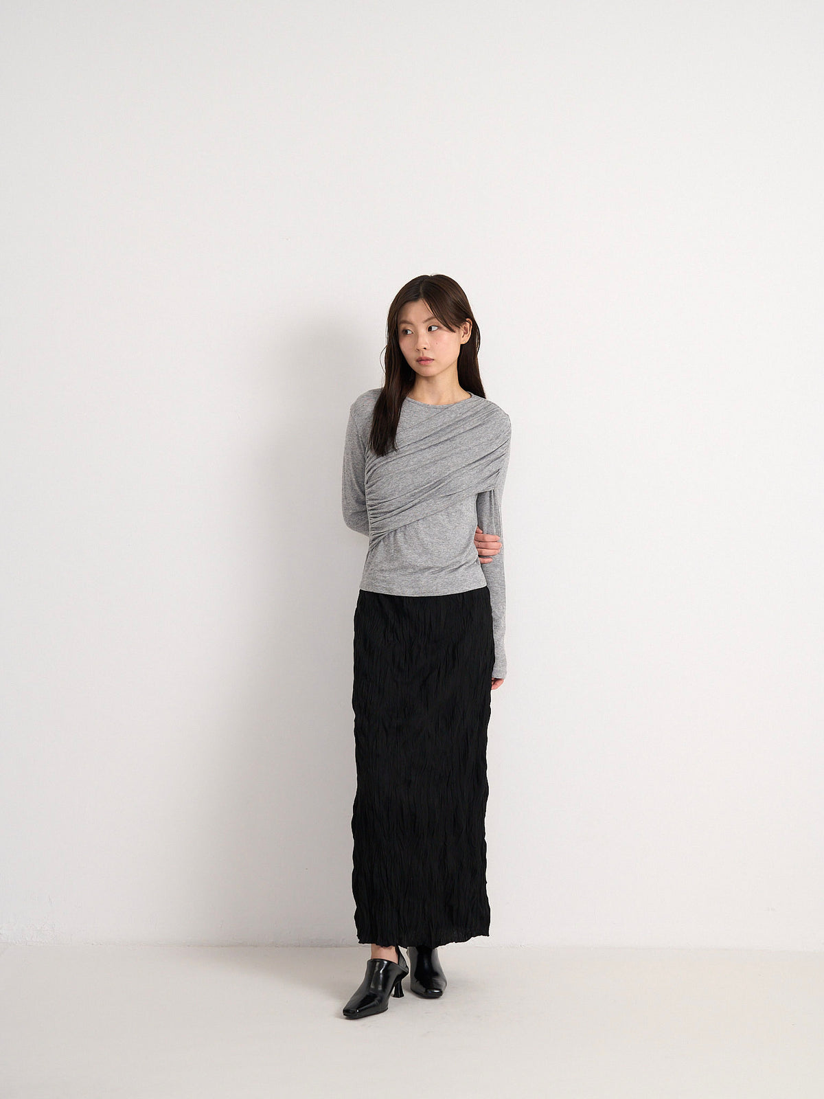 shirring design top
