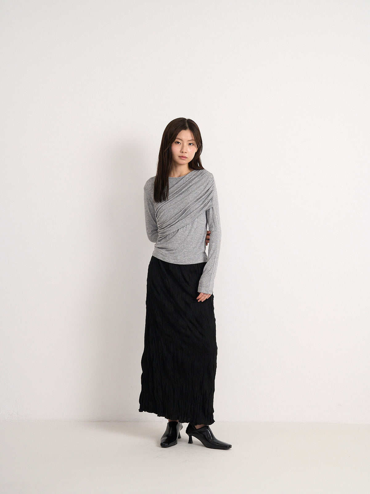 shirring design top