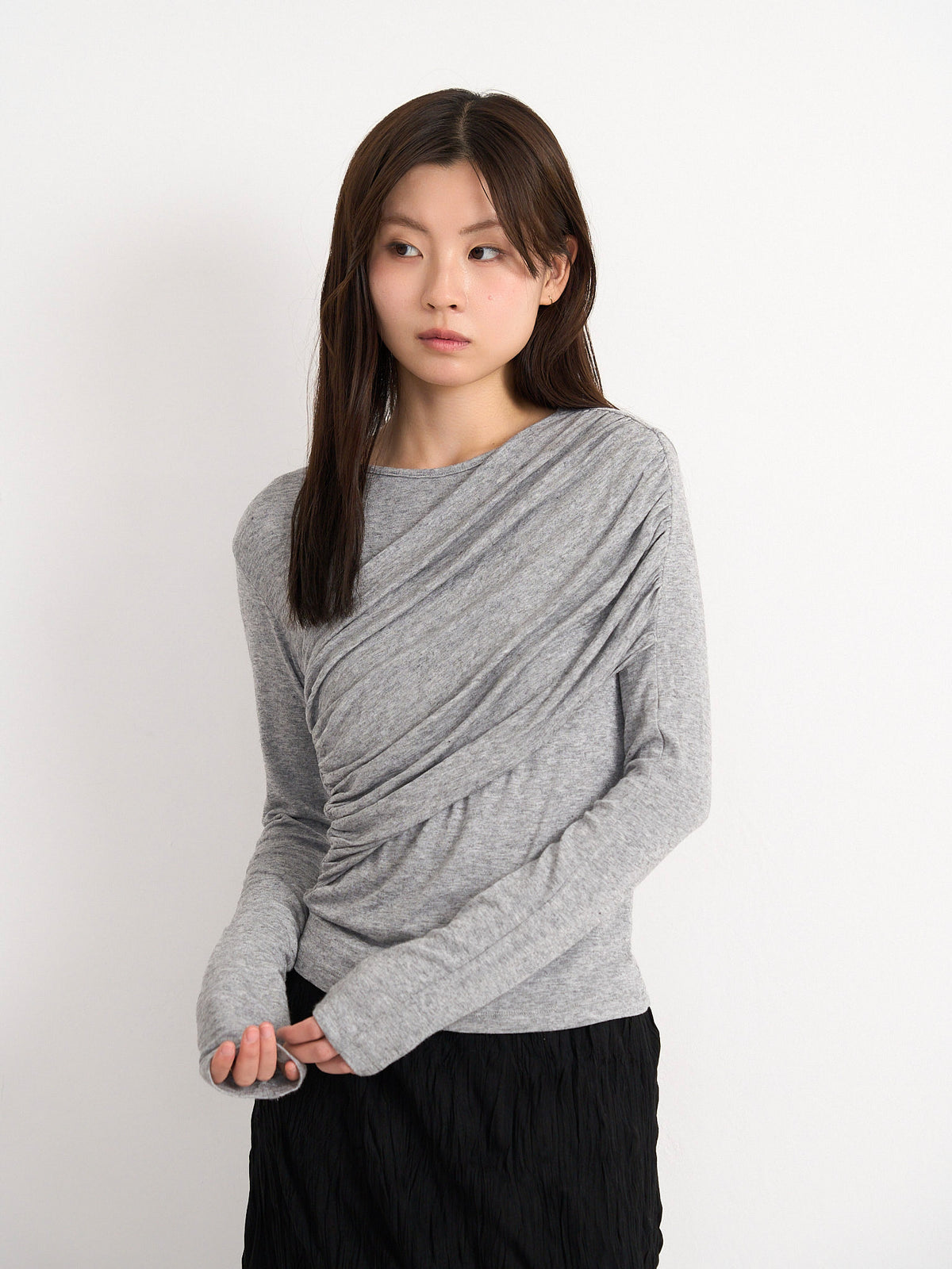 shirring design top