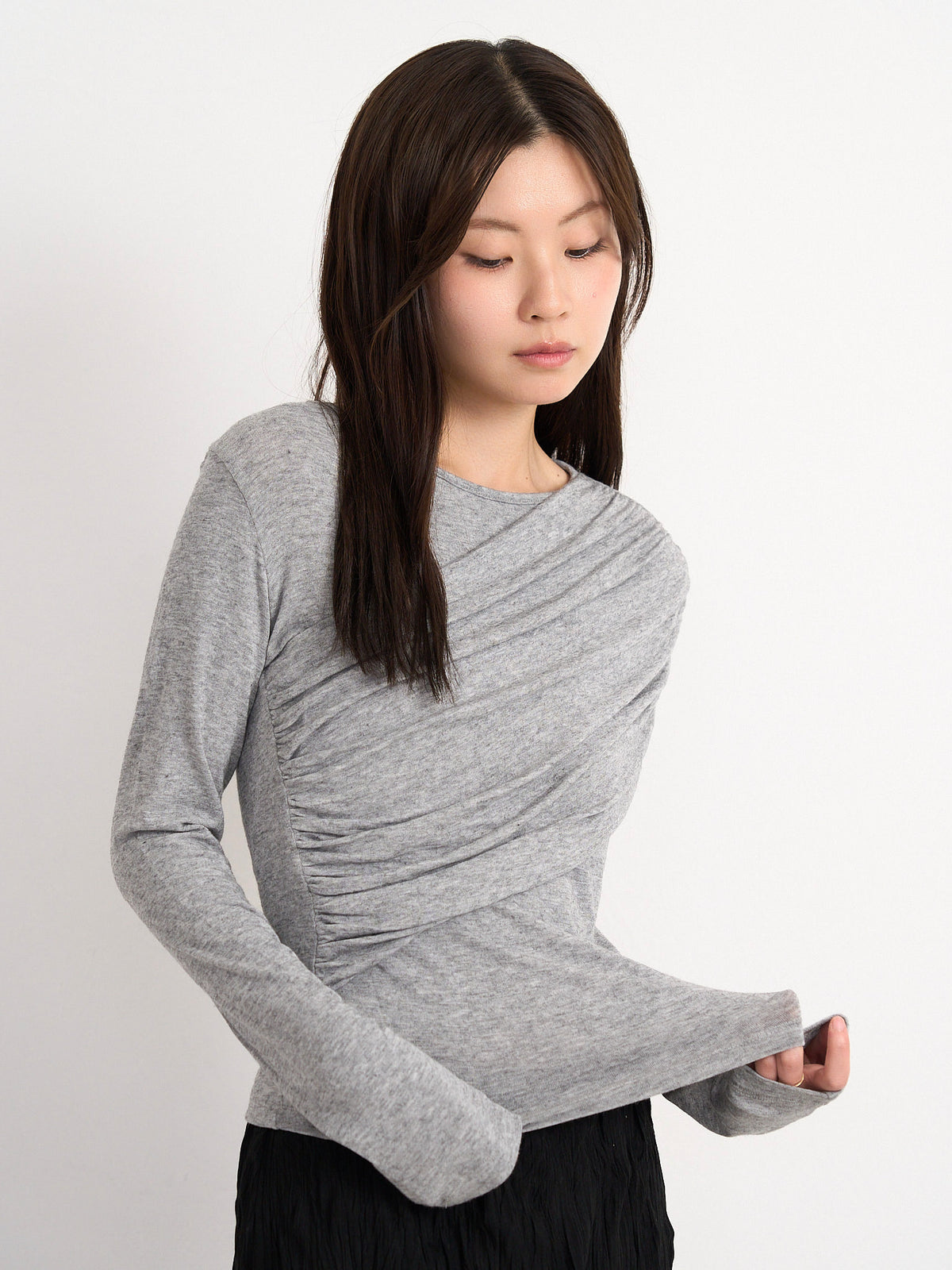 shirring design top