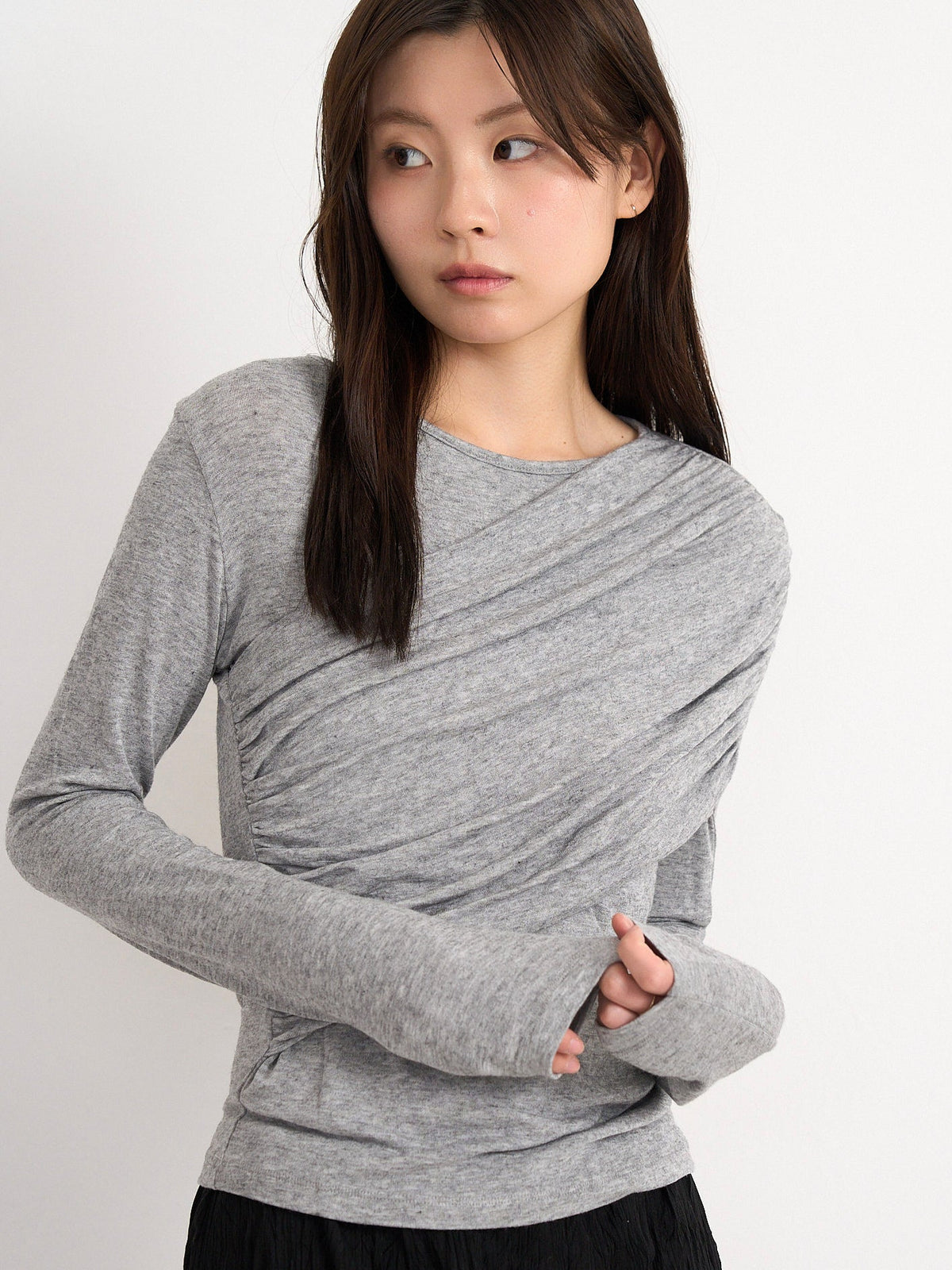 shirring design top