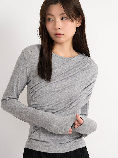 shirring design top