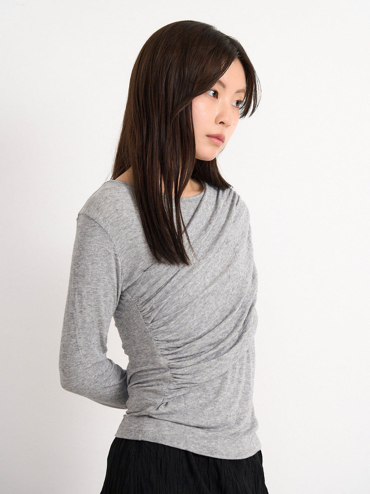 shirring design top