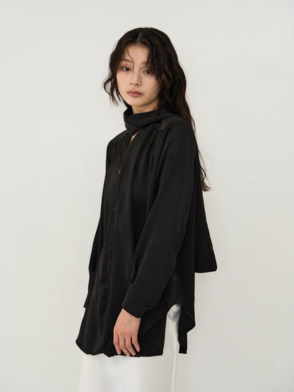 silk scarf blouse