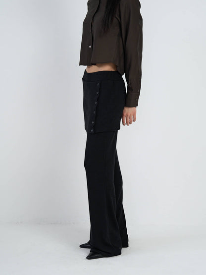 button layer pants