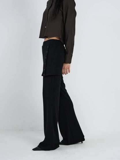 button layer pants