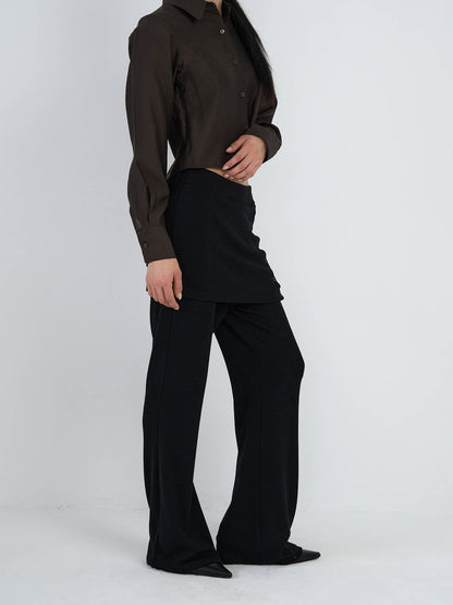button layer pants