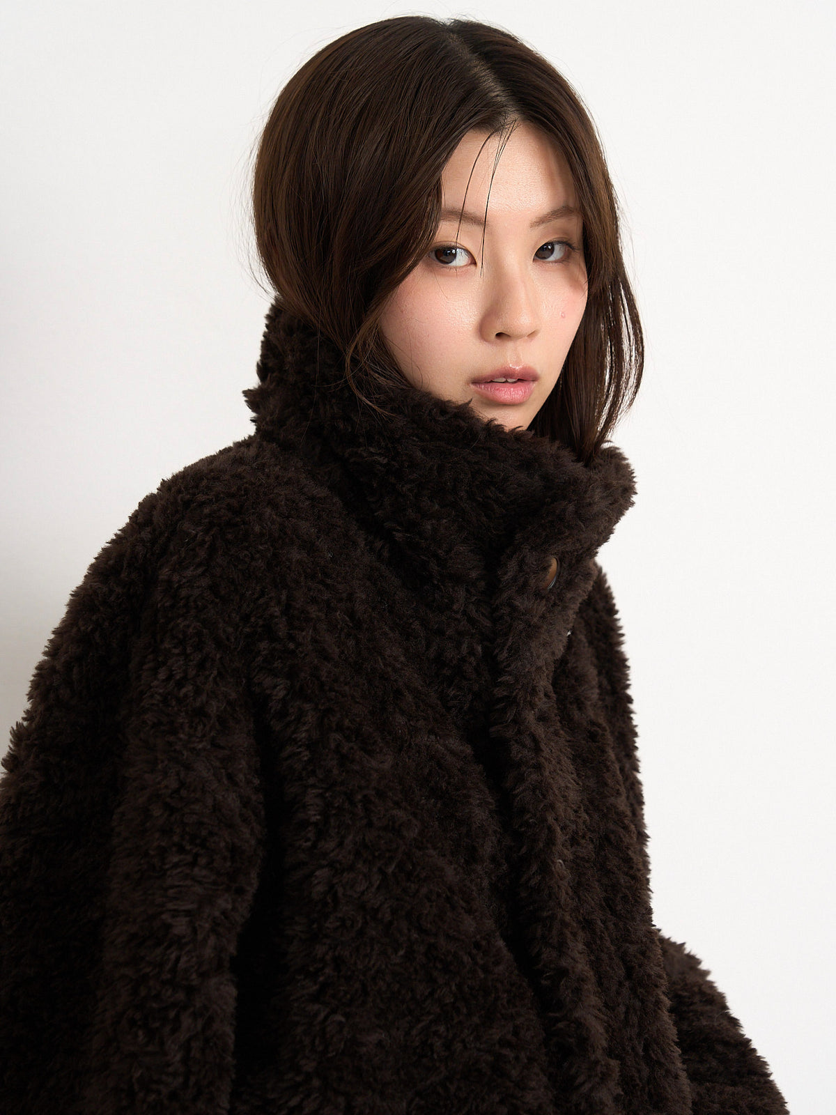 reversible mouton jacket