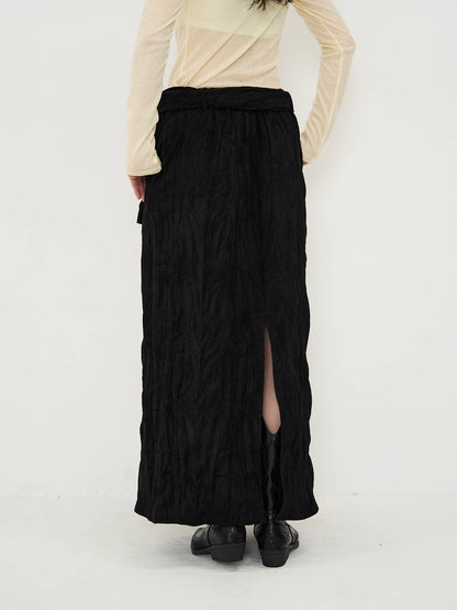 crinkle wrap skirt