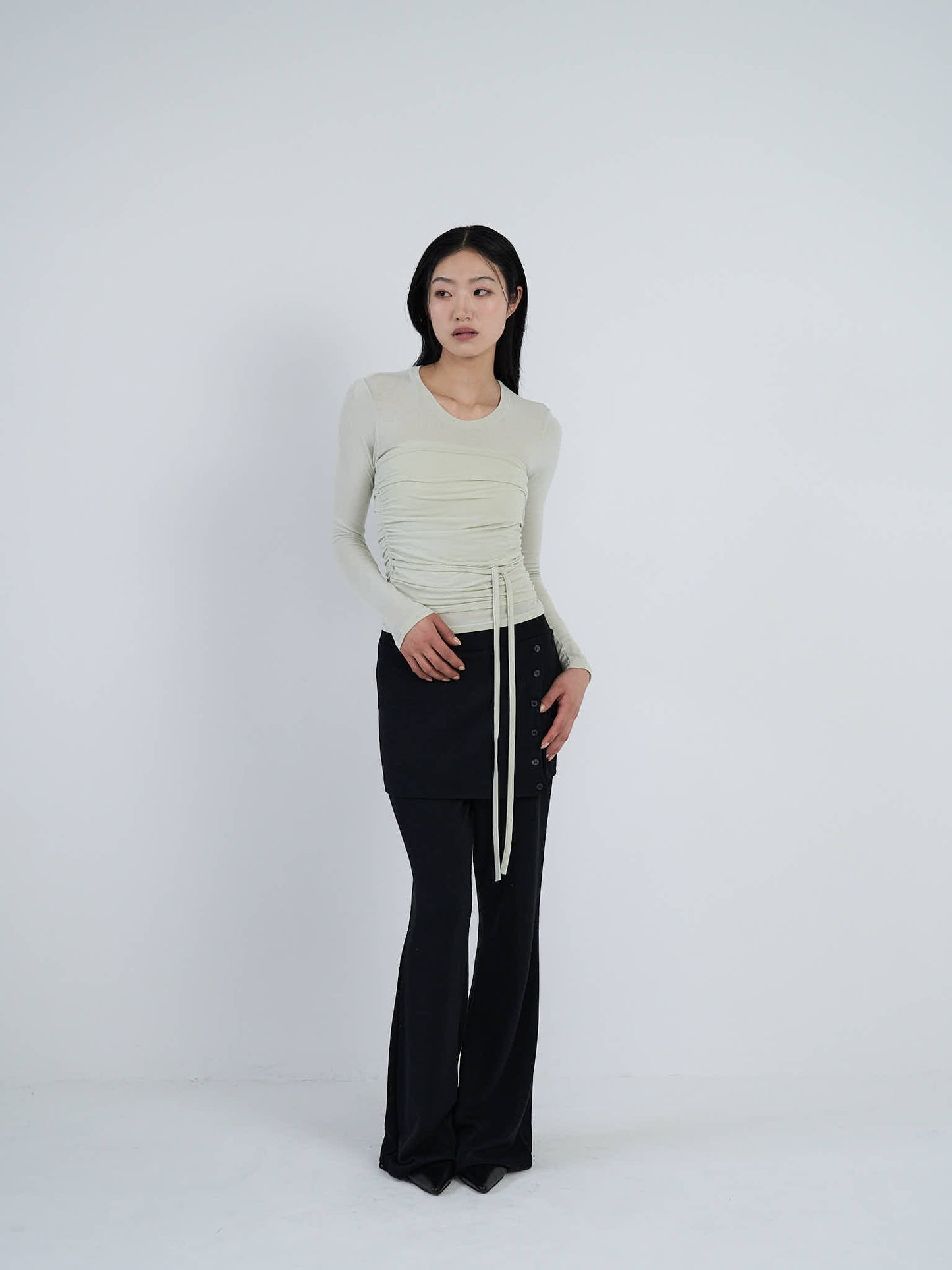 button layer pants
