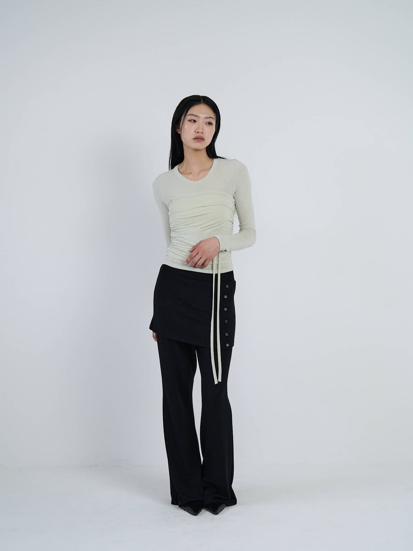 button layer pants