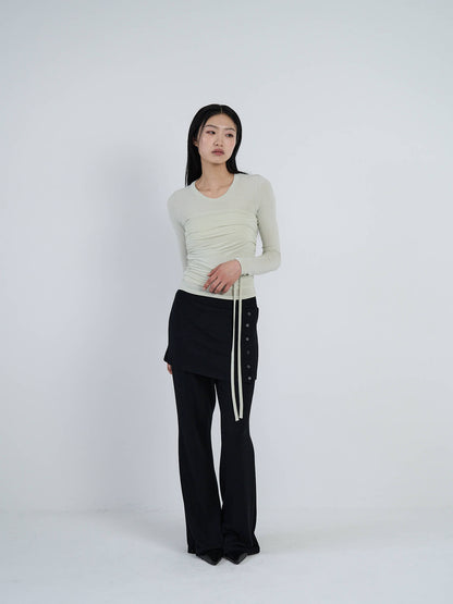 button layer pants