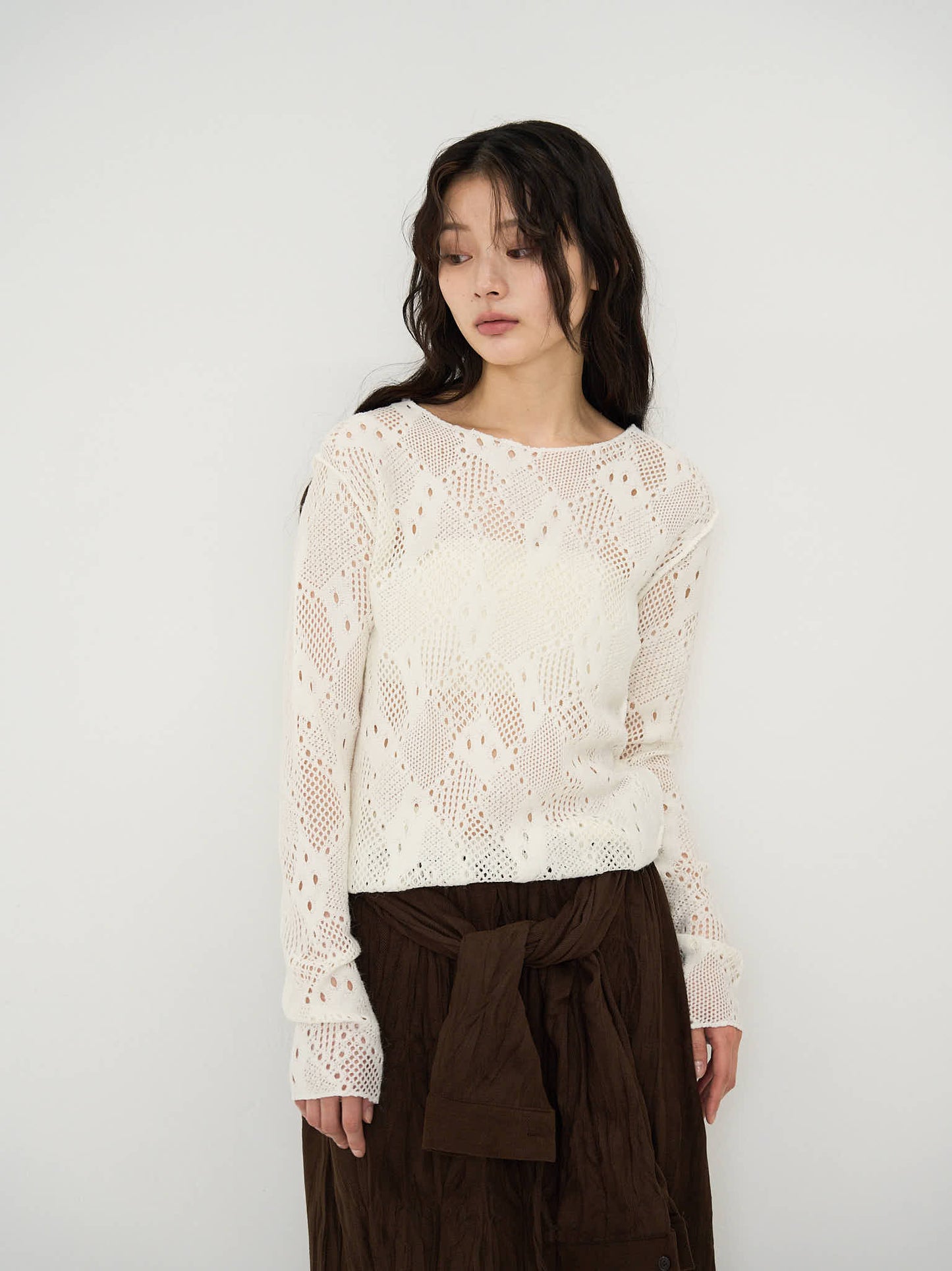 mesh pattern top