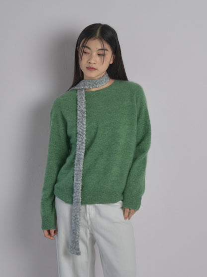 crew neck wool knit
