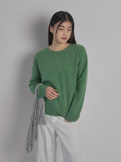 crew neck wool knit