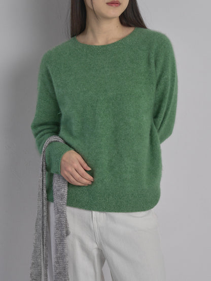 crew neck wool knit