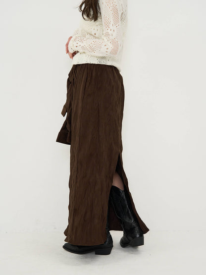 crinkle wrap skirt