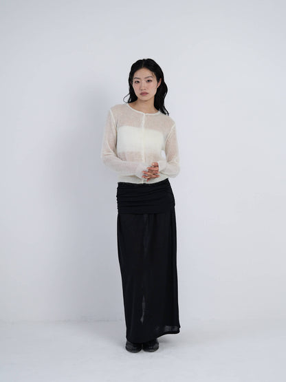 sheer cardigan