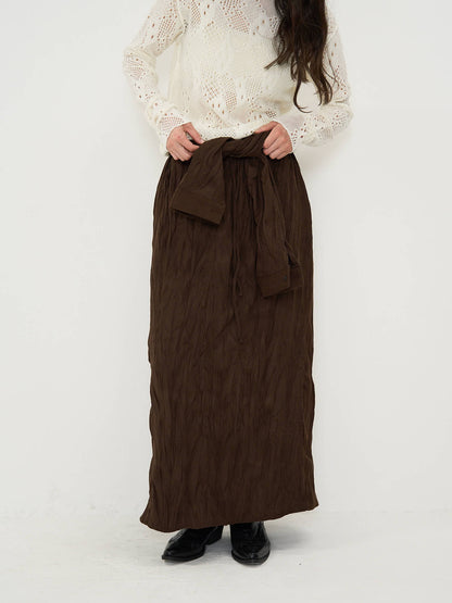 crinkle wrap skirt