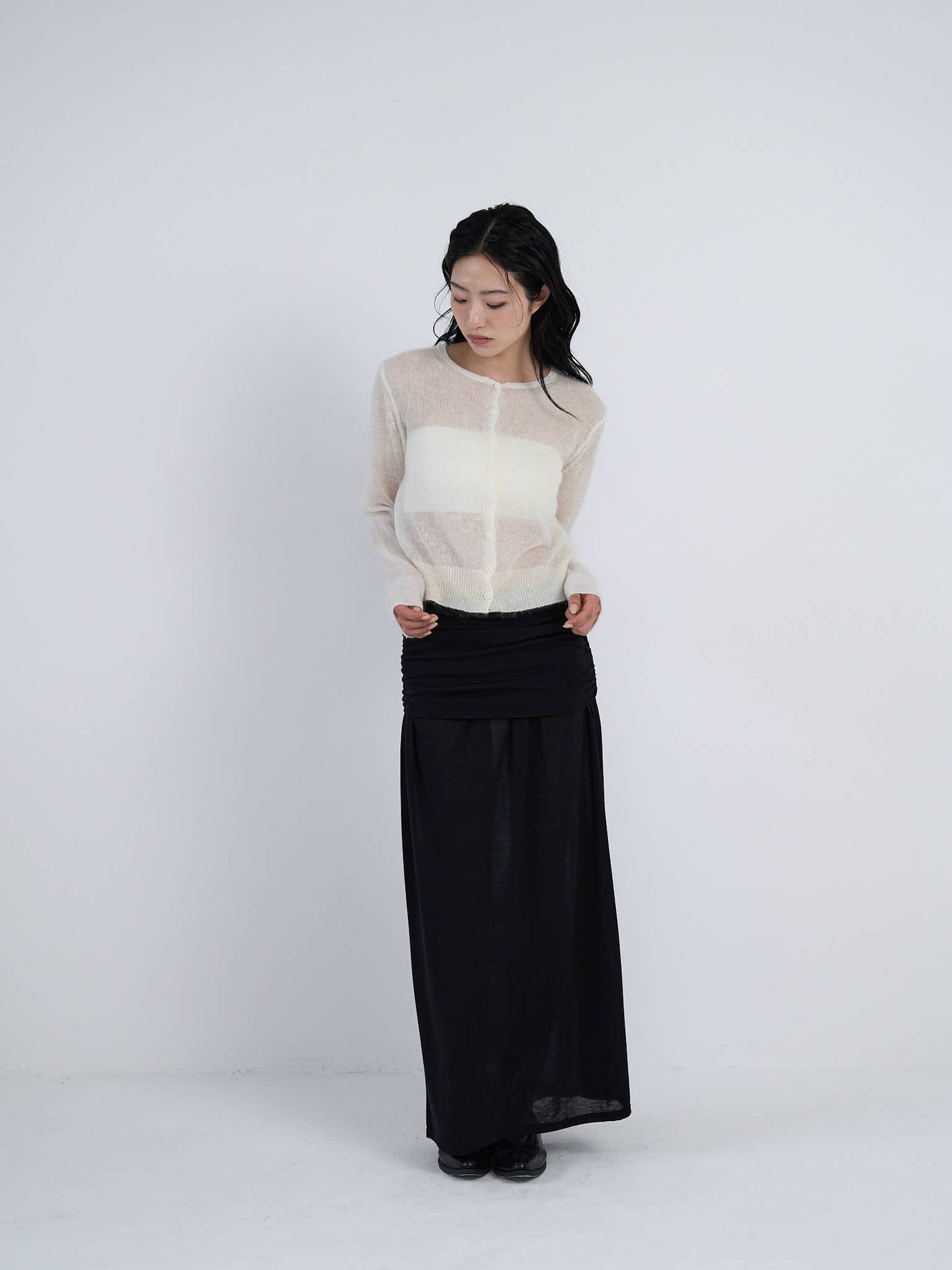 sheer cardigan