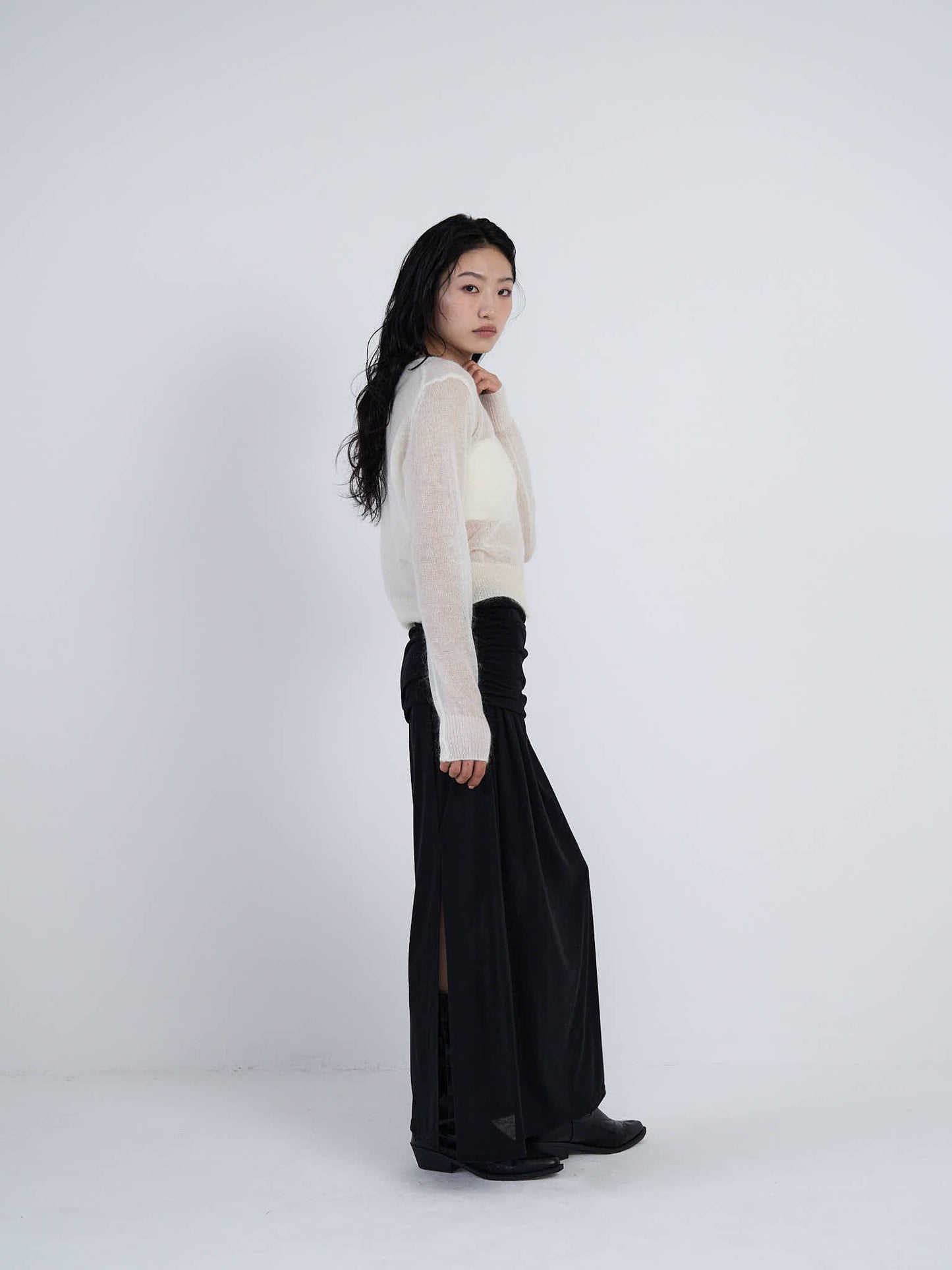 sheer cardigan