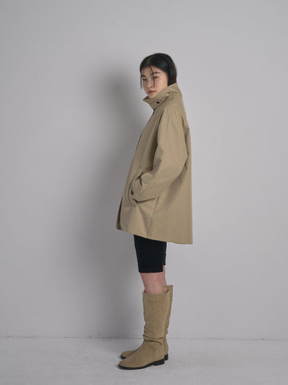 suede shirring boots