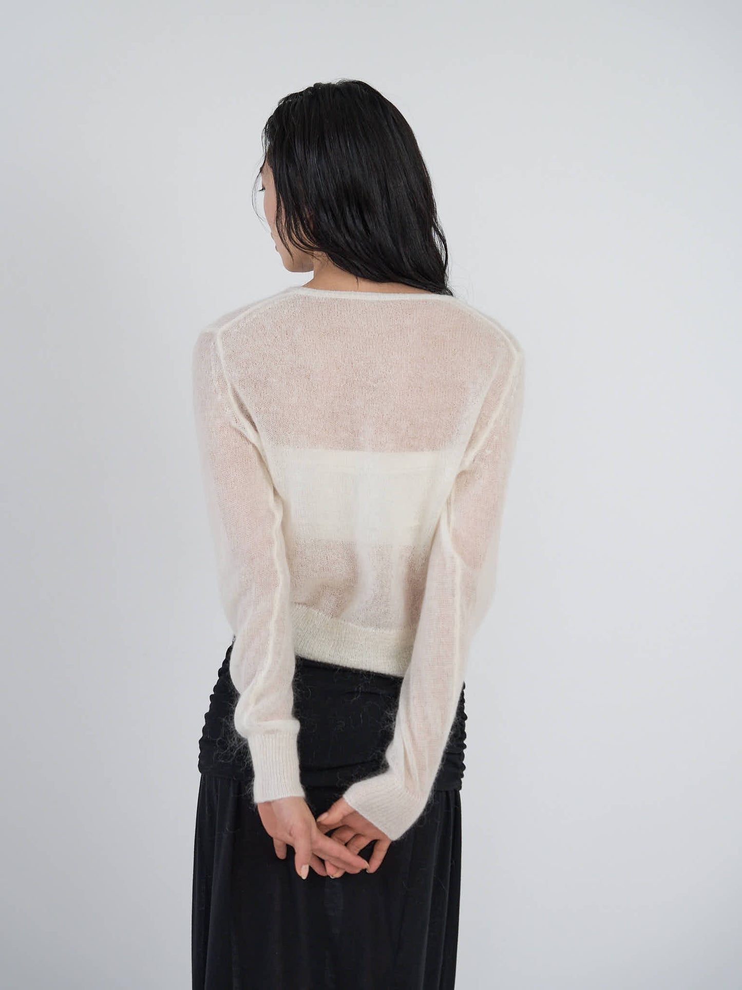 sheer cardigan
