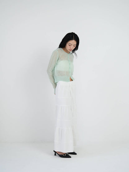 sheer cardigan