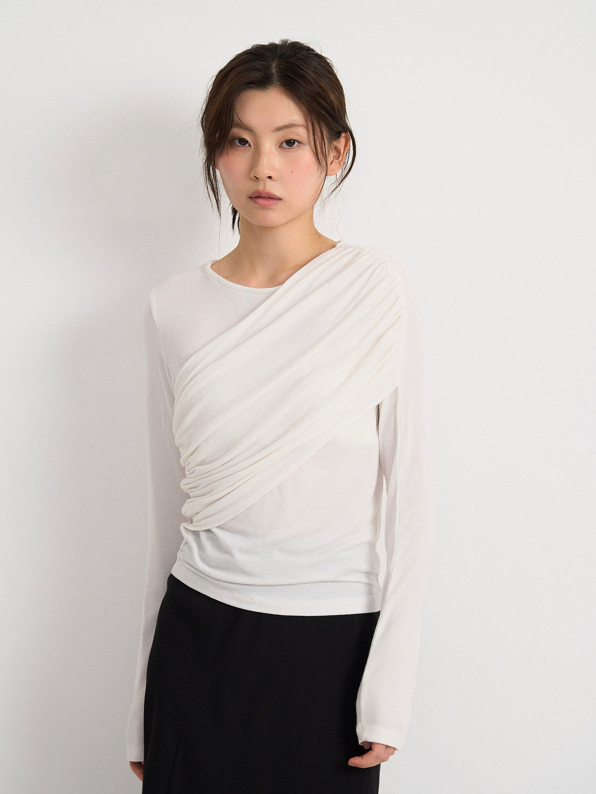 shirring design top