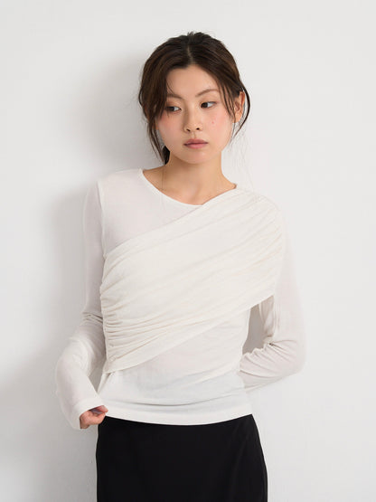 shirring design top