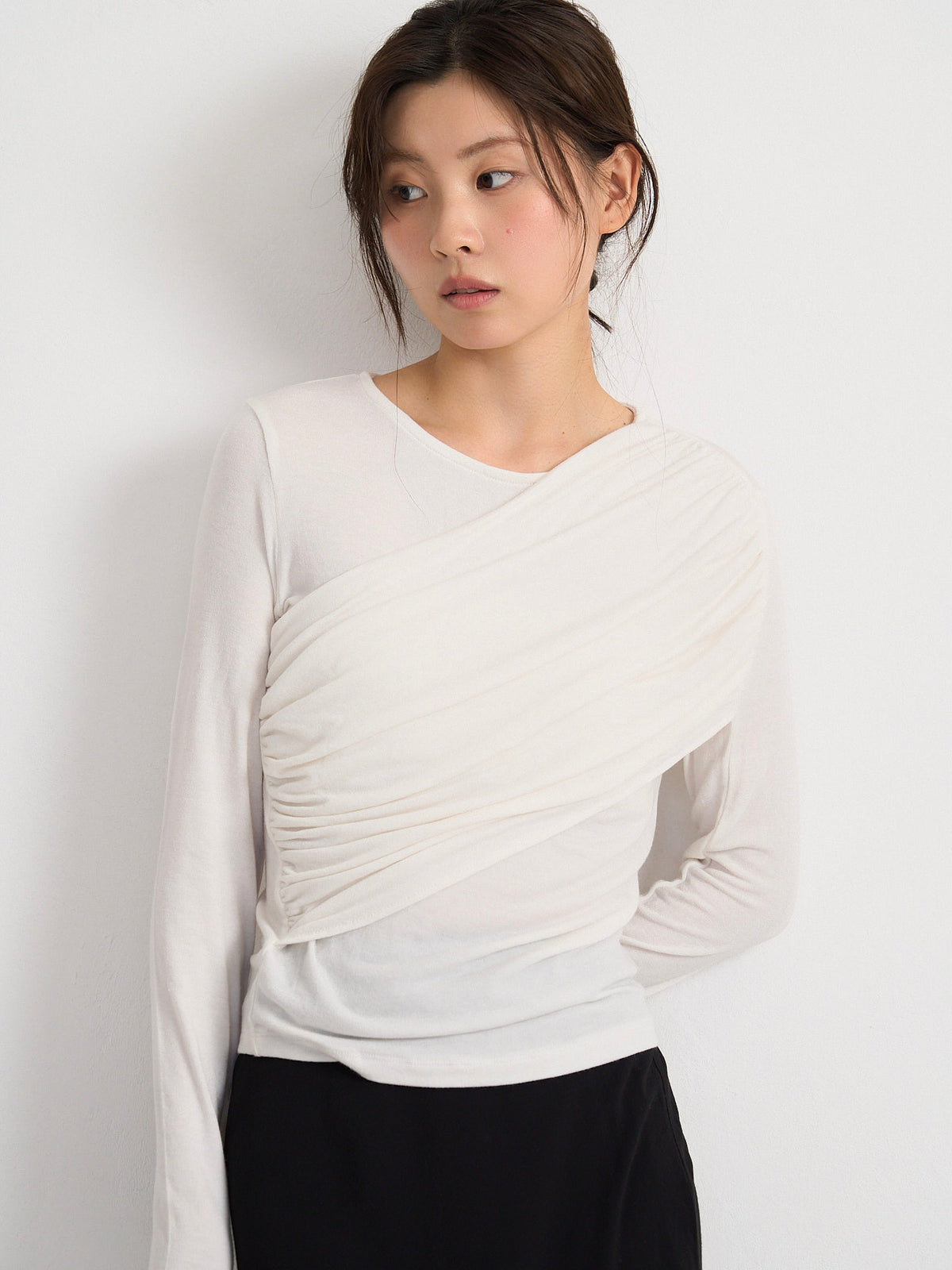 shirring design top