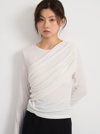 shirring design top