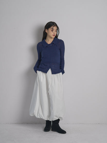 bustier set rib knit