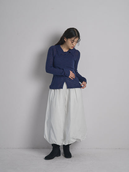 bustier set rib knit