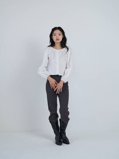 lace button blouse