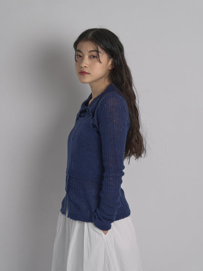 bustier set rib knit