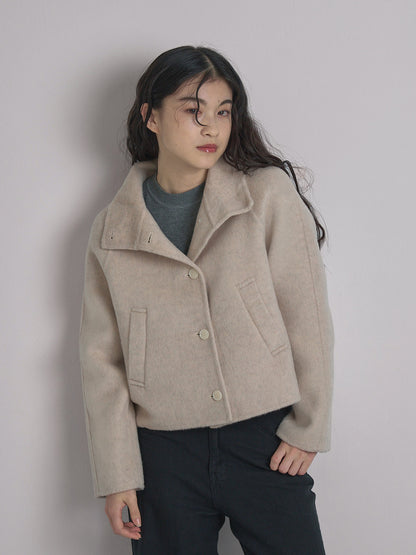 wool short jacket