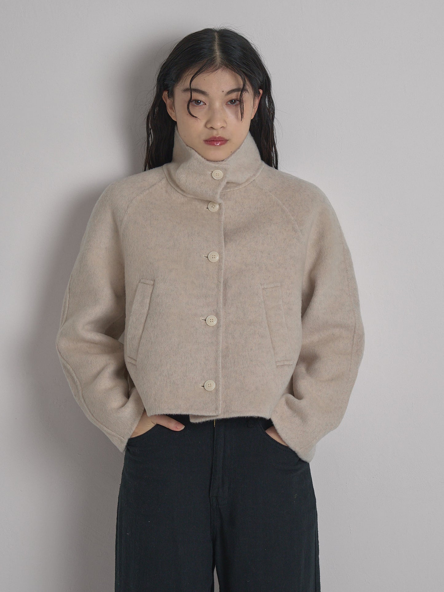 wool short jacket